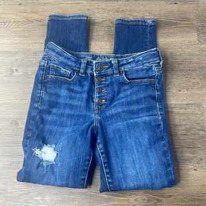 Cat & Jack Girls Distressed Skinny Jeans, size 12